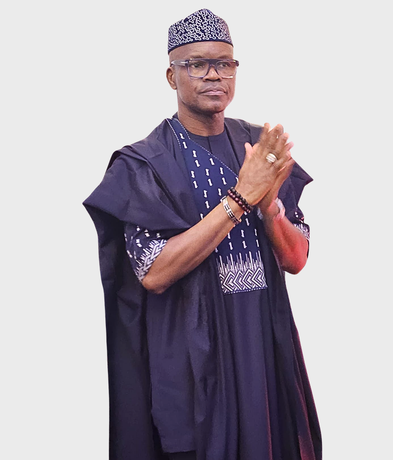 Purple Wool Agbada