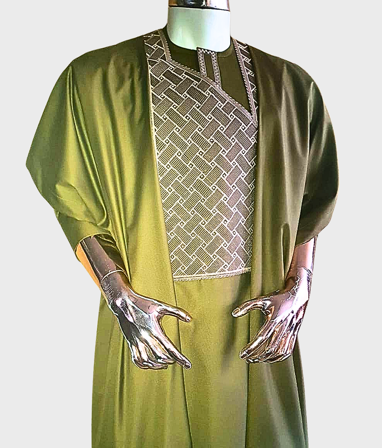 Olive Regalia Agbada