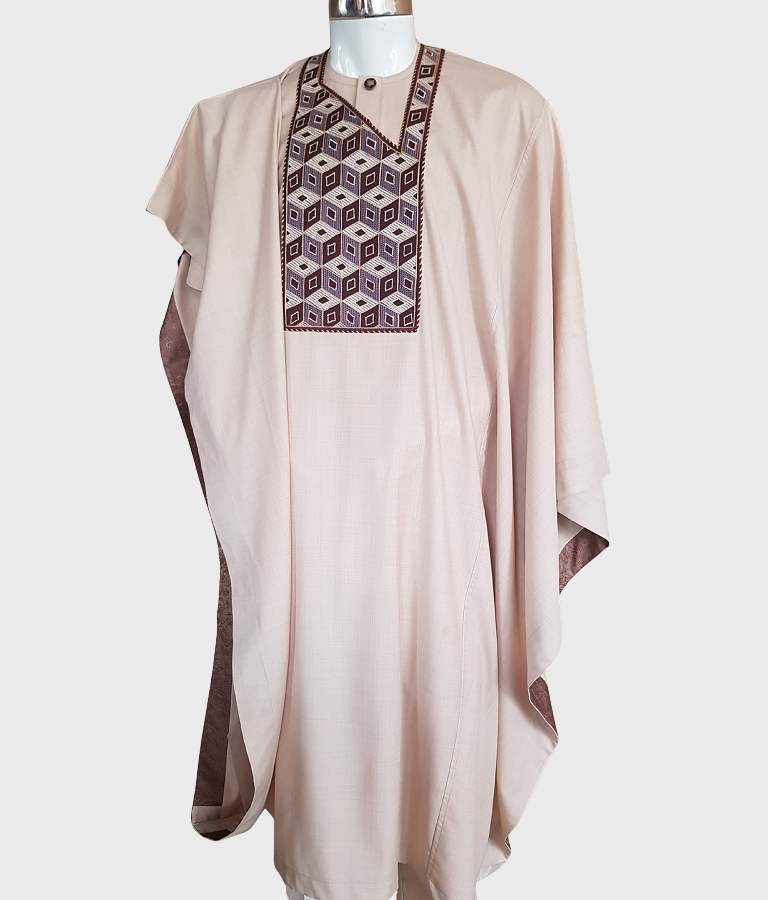 Light Brown Agbada