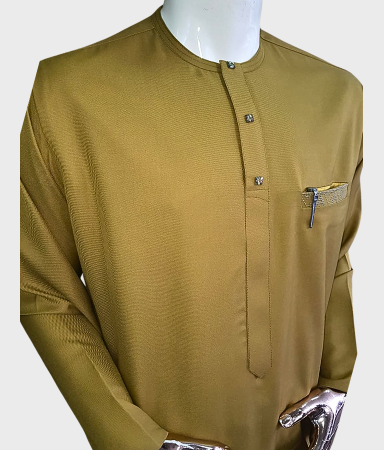 Gold Wool Kaftan